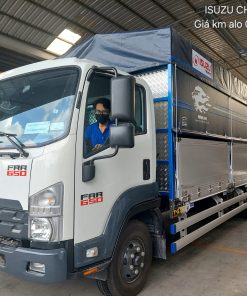 XE TẢI ISUZU FRR90NE5 6.5 TẤN THÙNG BẠT
