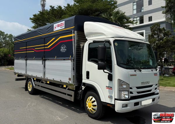 Xe Tải Isuzu NPR350 Thùng Bạt Dài 6m2 Tải 3.5 Tấn